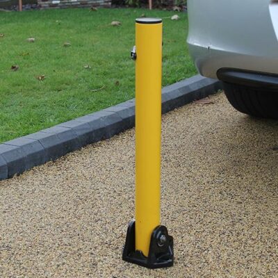 Yellow Fold Down Post